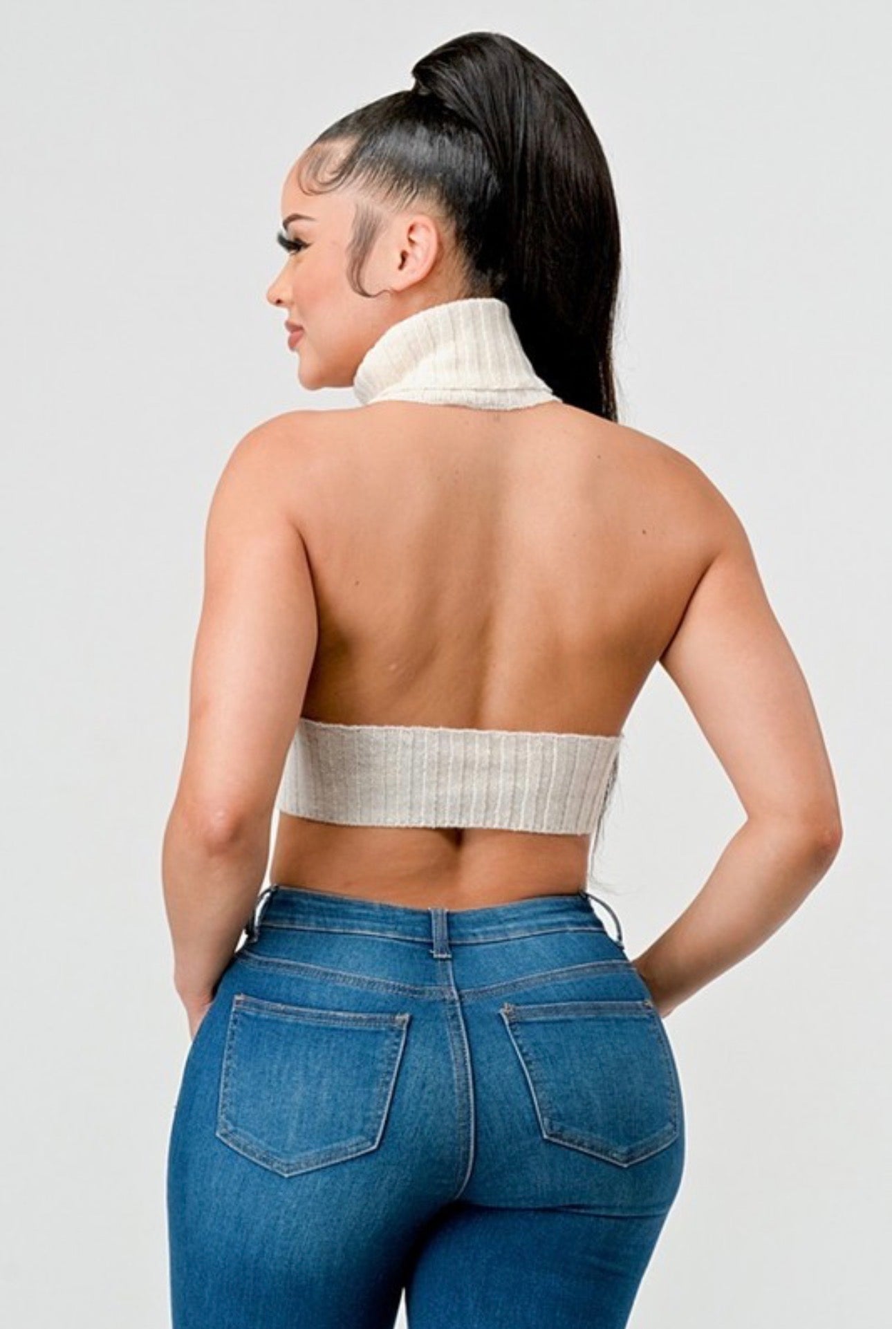 Turtleneck Sweater Sexy Top