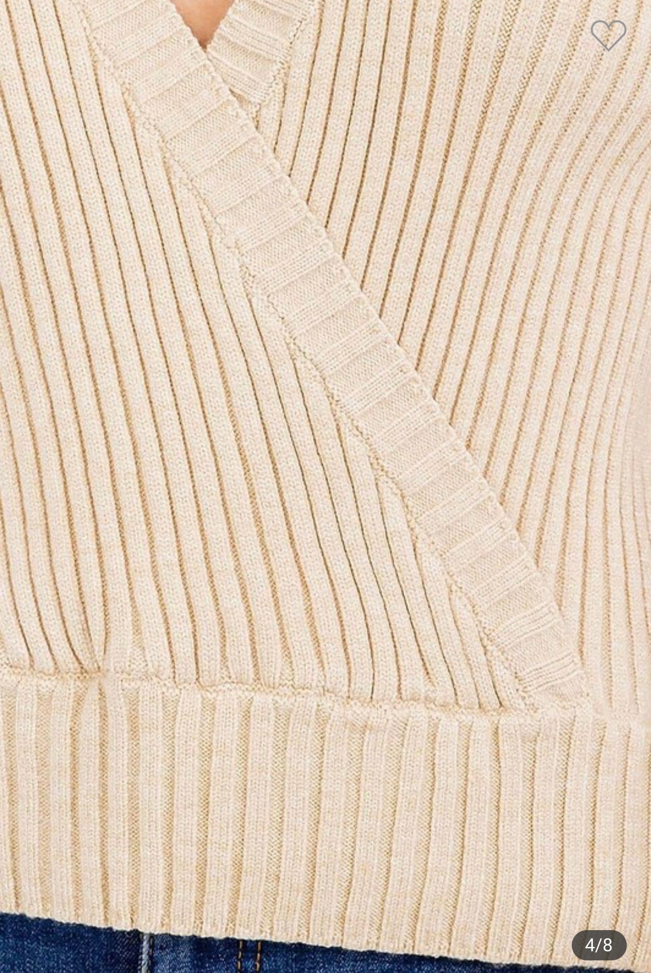 Low V-Cut Long Sleeve