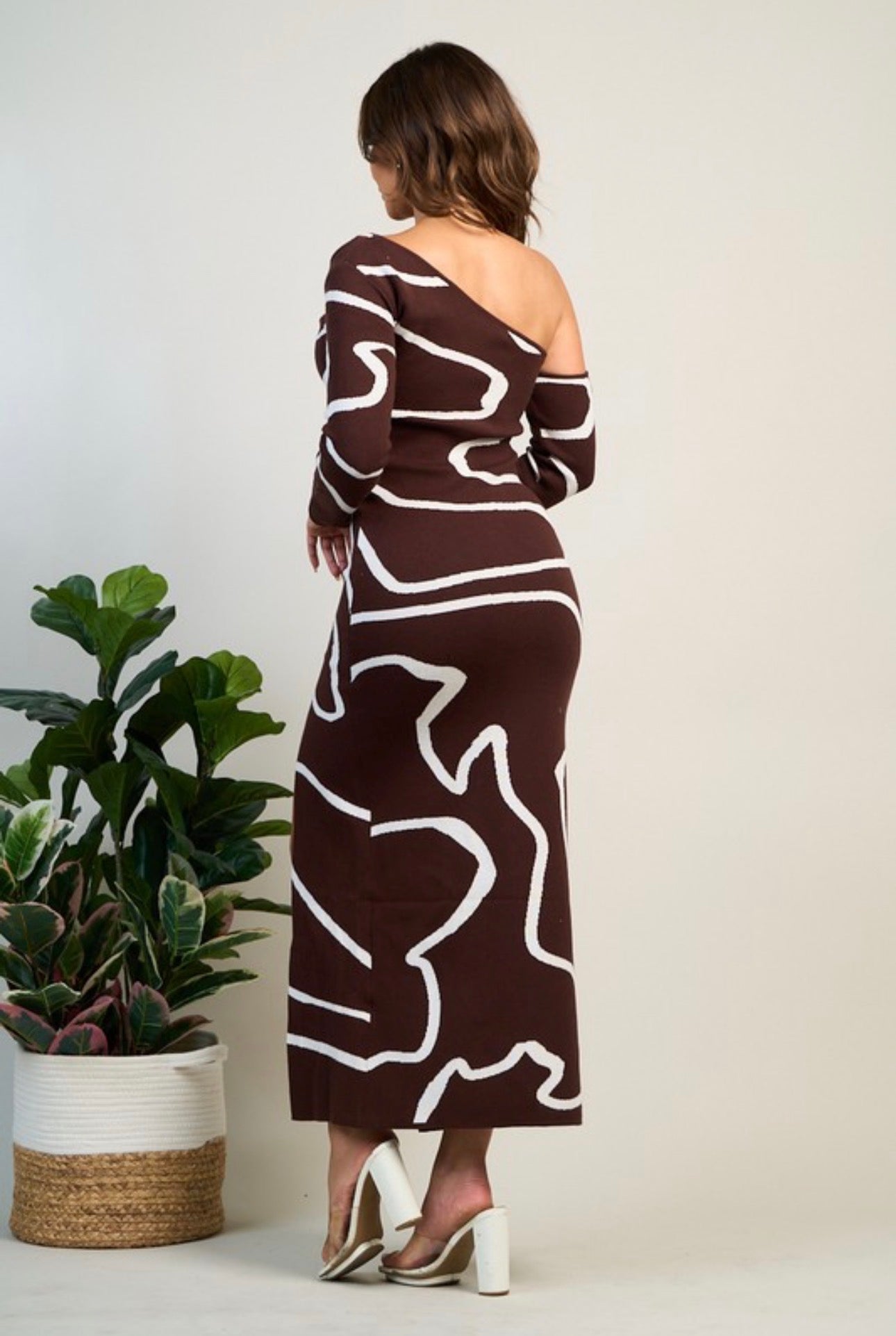 Maxi Swirl Sweater Dress