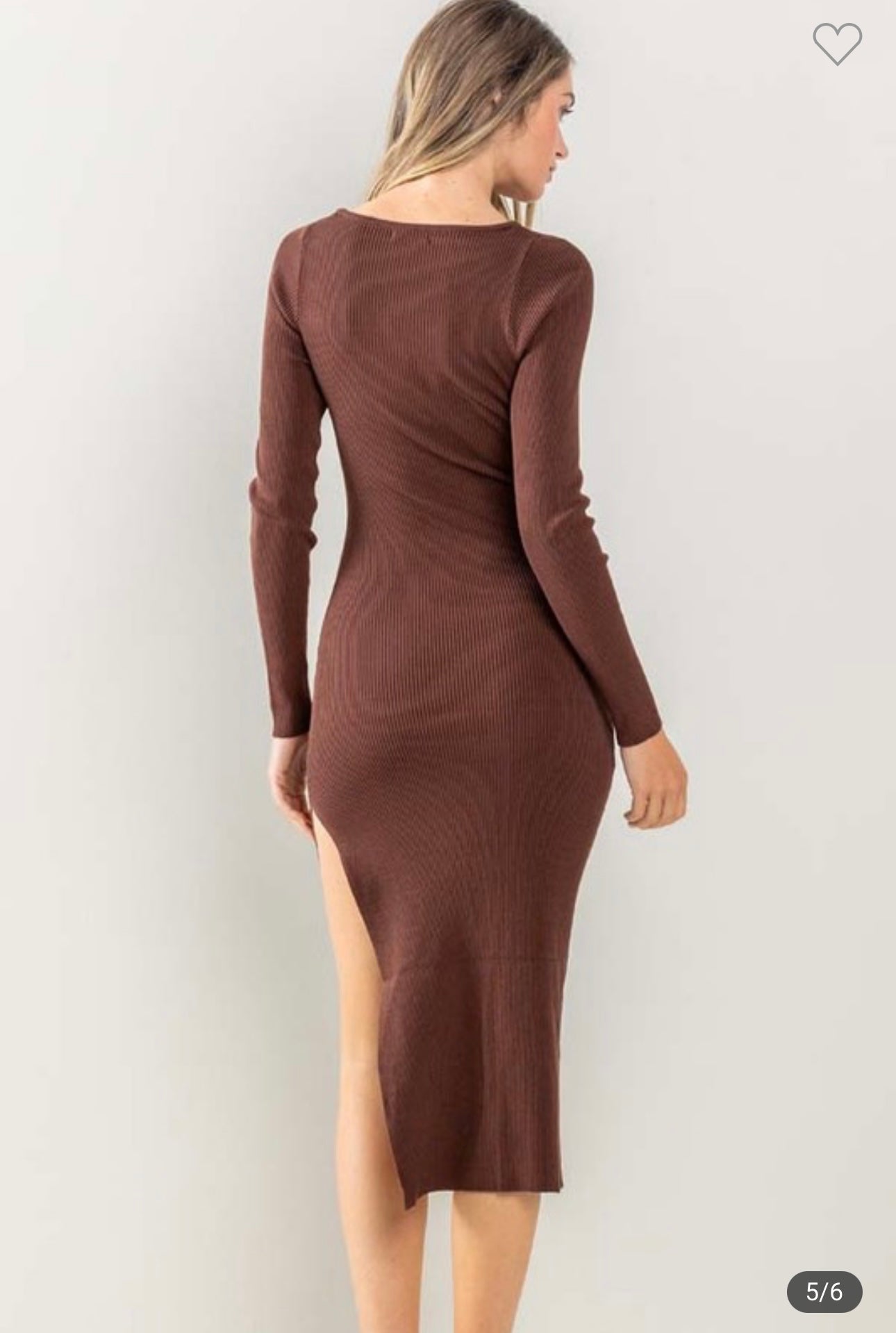 Chain Top Sweater Dress