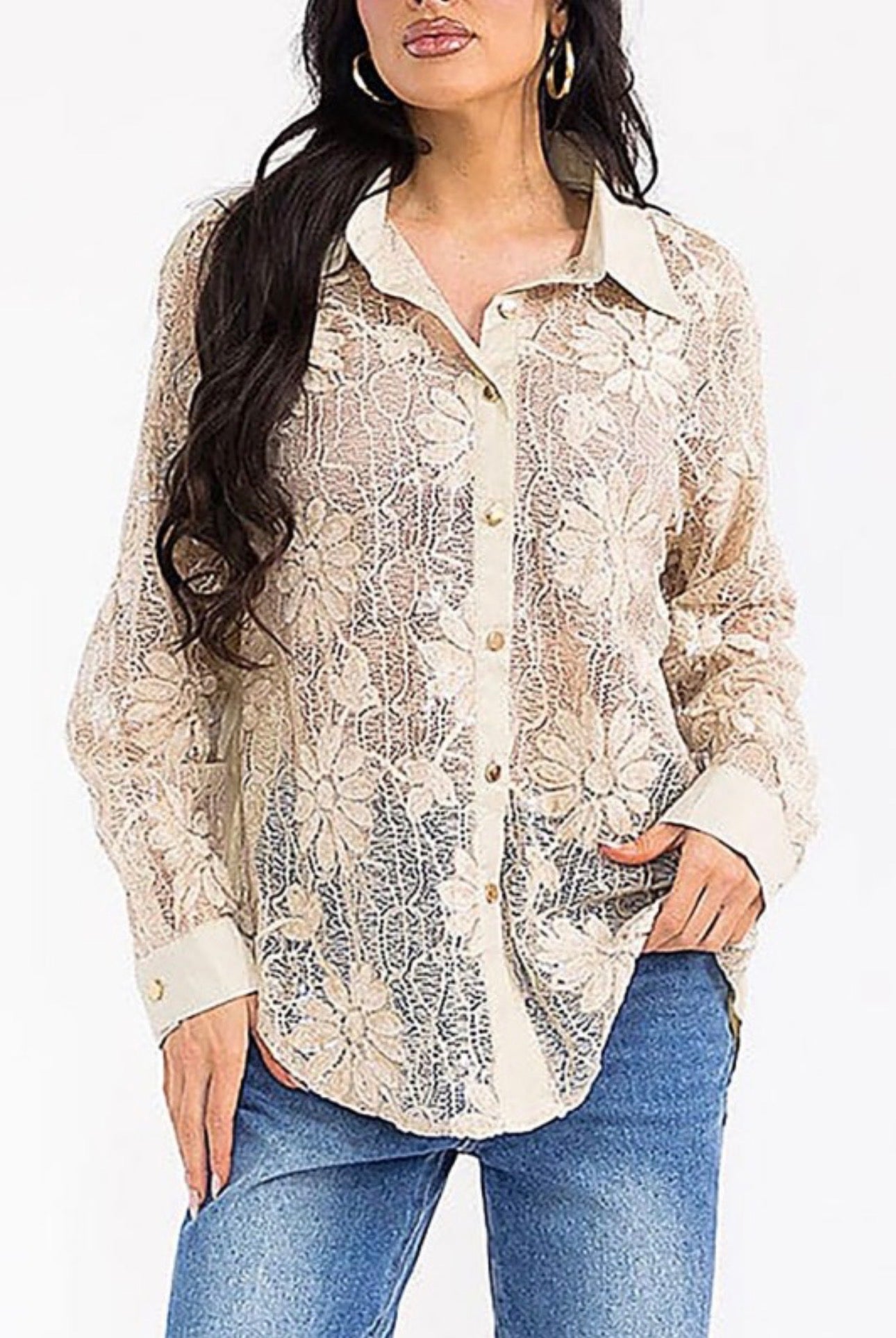 Floral Lace Blouse