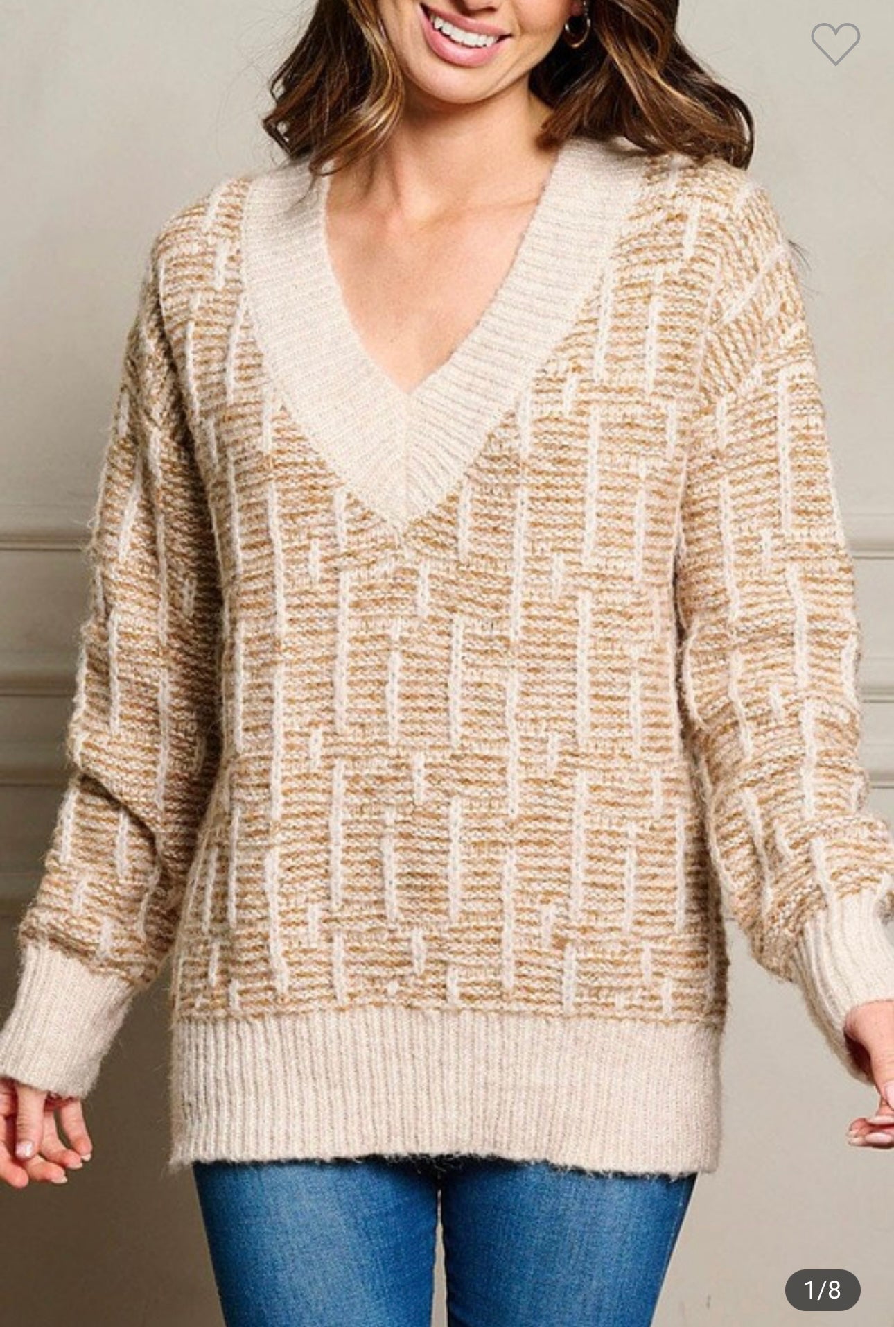 V-neck sweater