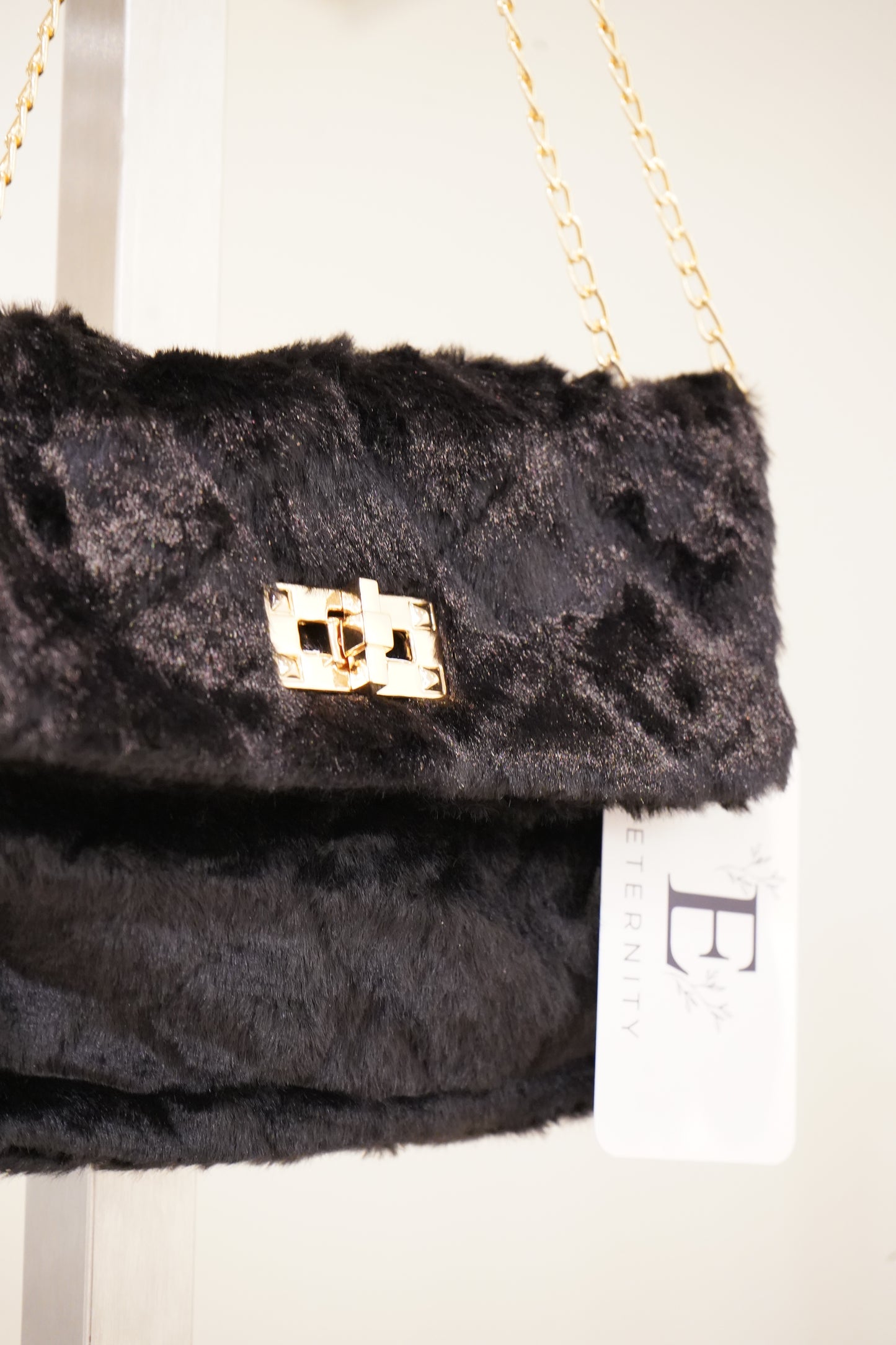 Fur Mini Clutch Shoulder Bag