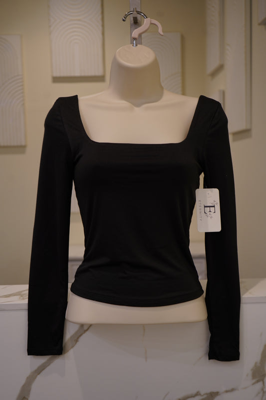 Square cut fitted top