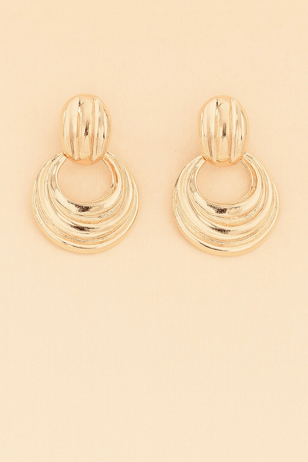 Chunky Swirl Hinge Earrings