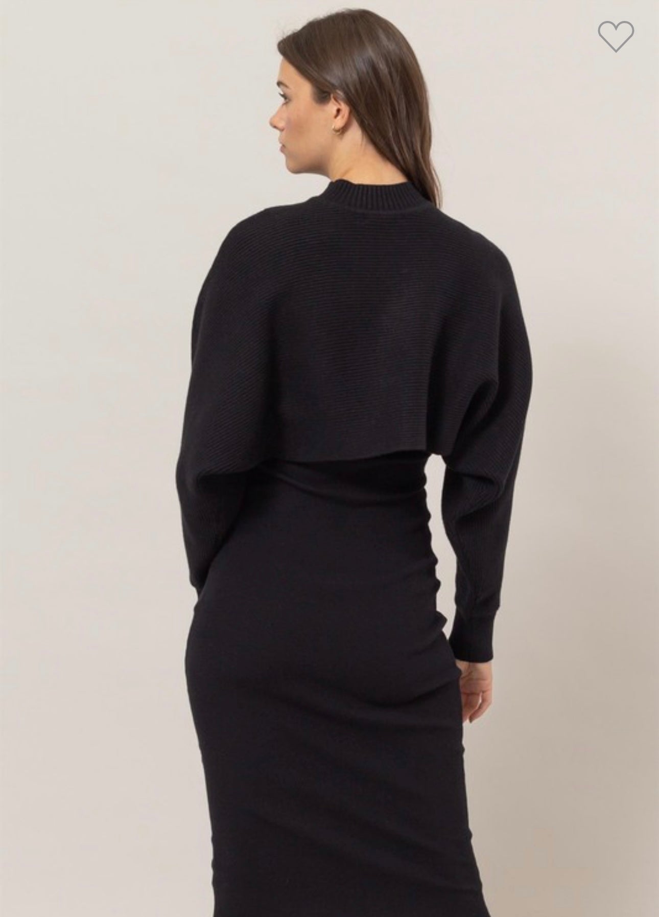 Two Piece Knitted Sweater Dress