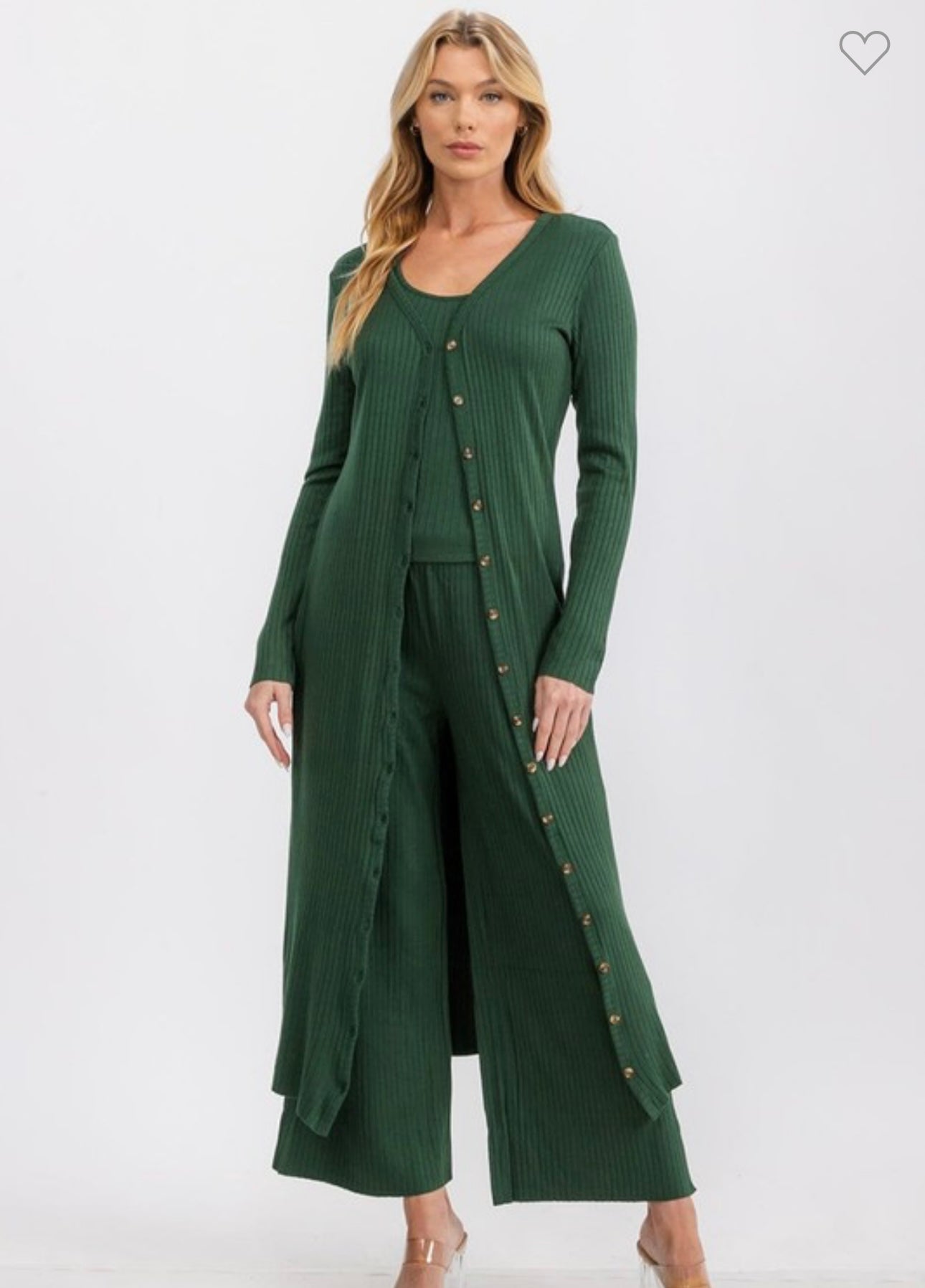 Long Button Down Cardigan Dress
