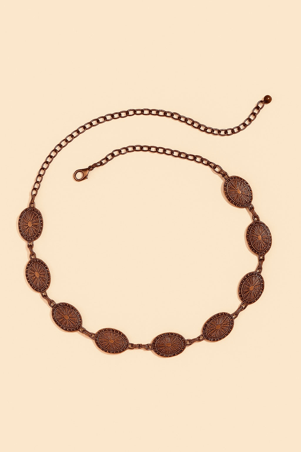 Vintage Western Medallion Chain Belt