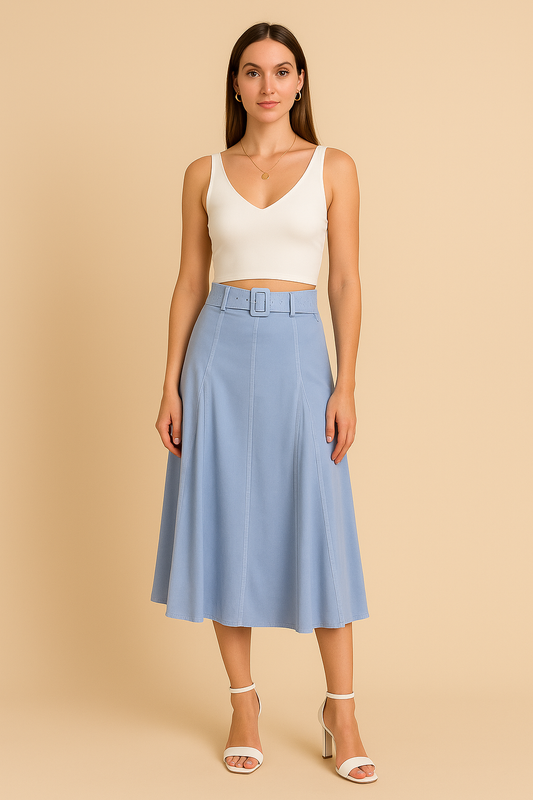 Maxi Buckle Skirt