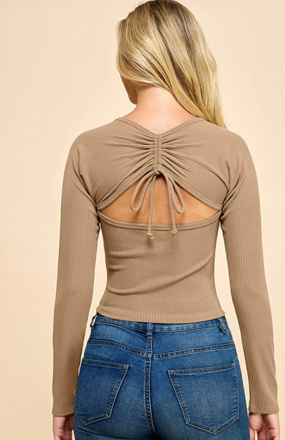 Long Sleeve Cropped Shirt