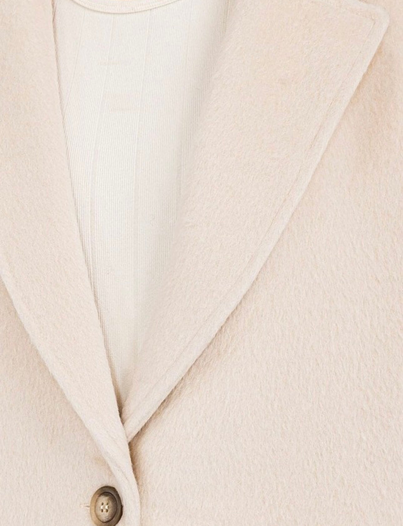 Thick One Button Blazer