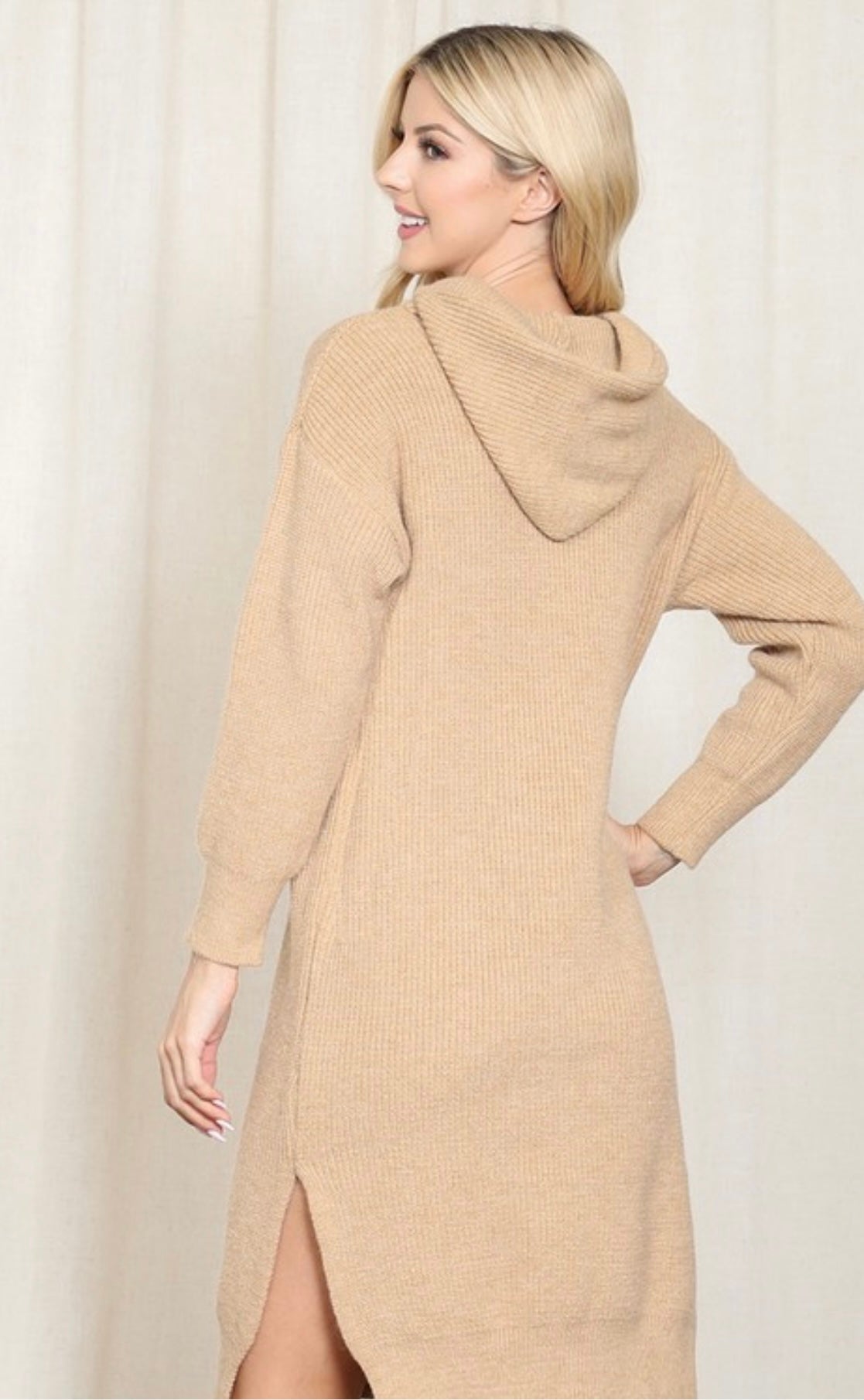 Hooded Sweater Dress