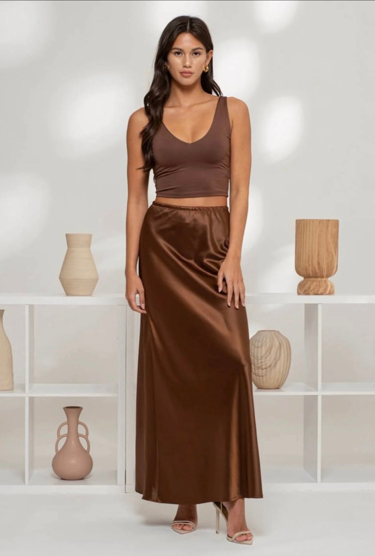 V-Neck Crop Tank