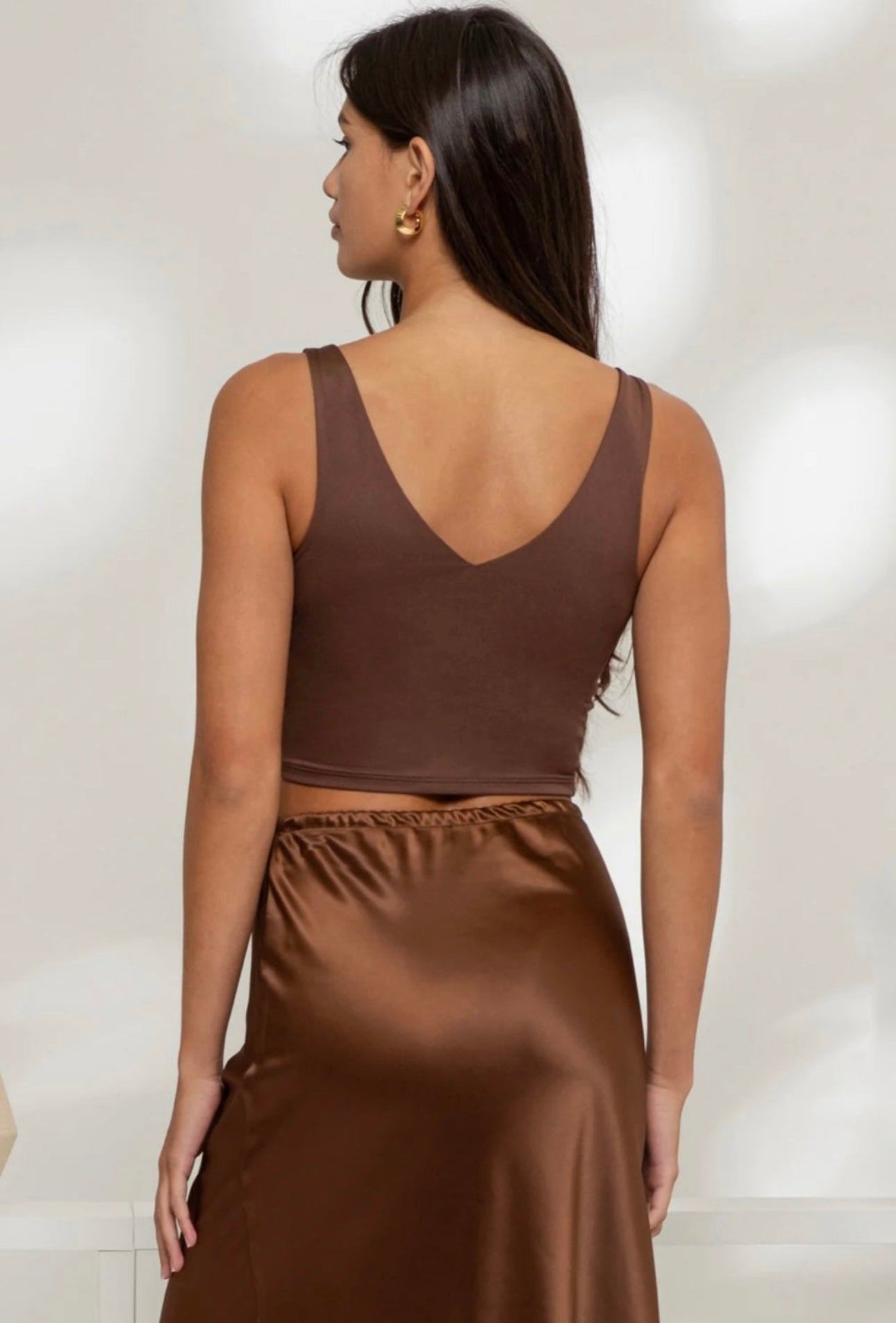 V-Neck Crop Tank