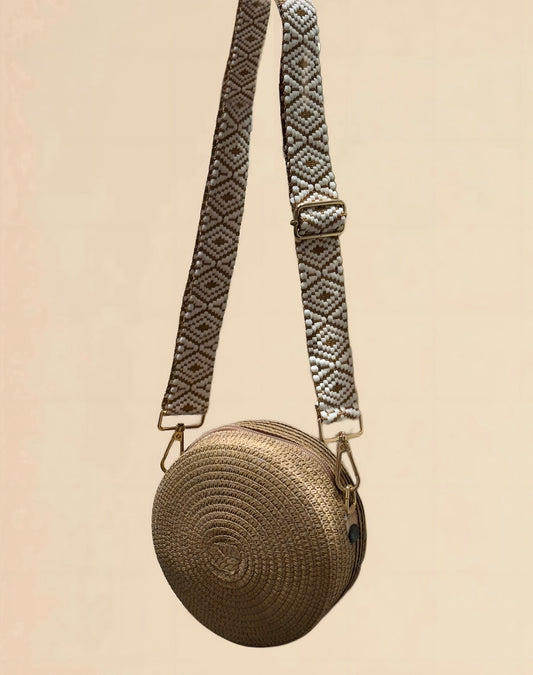 Woven Round Crossbody